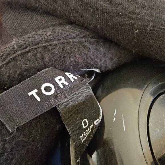 Torrid Black Cotton Coat - Picture 5 of 5